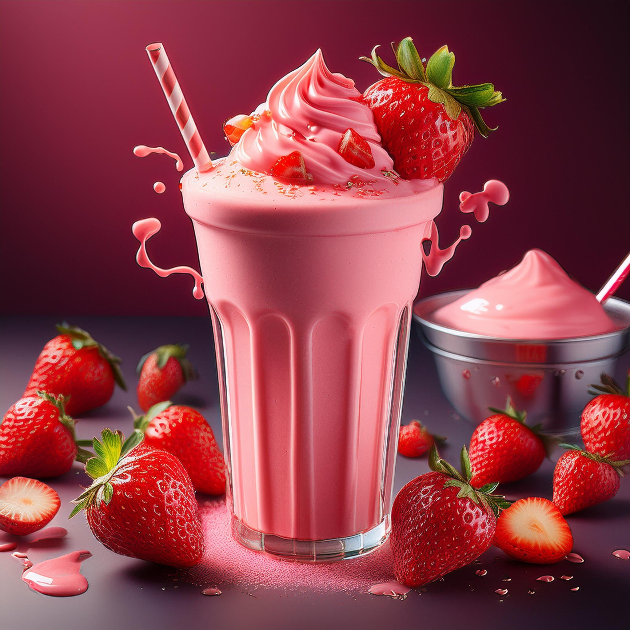 Strawberry Milkshake - 1 litre Vape Liquid