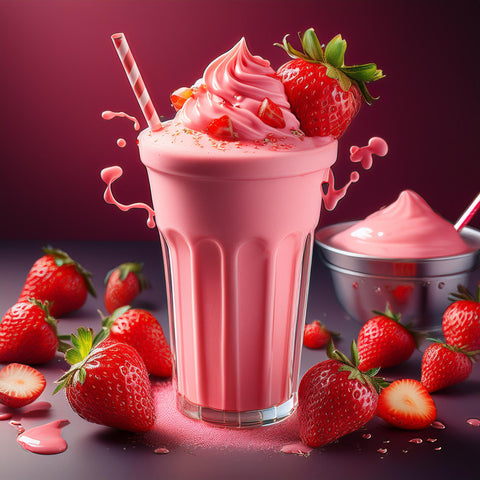 Strawberry Milkshake - 1 litre Vape Liquid